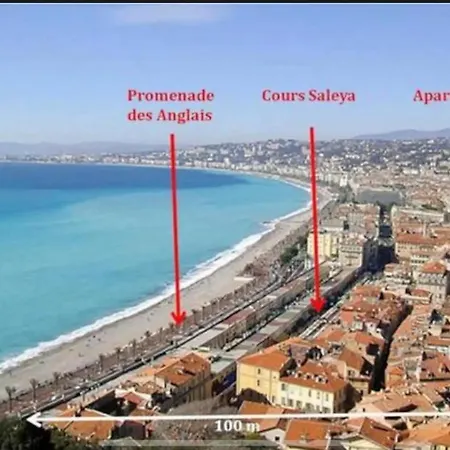 Au Coeur Du Vieux Nice, 3 Au Calme, Grand Apartamento *