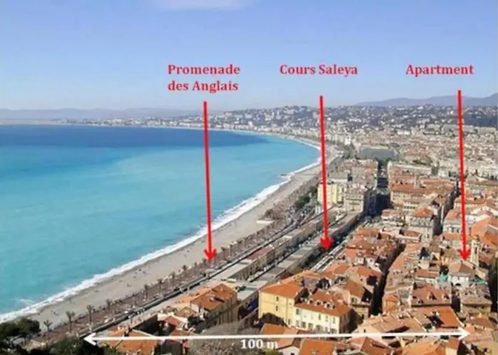 Au Coeur Du Vieux Nice, 3 Au Calme, Grand דירה *
